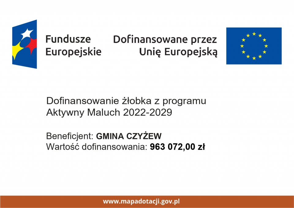 Ikona logo Dofinansowanie żłobka z programu Aktywny Maluch 2022-2029